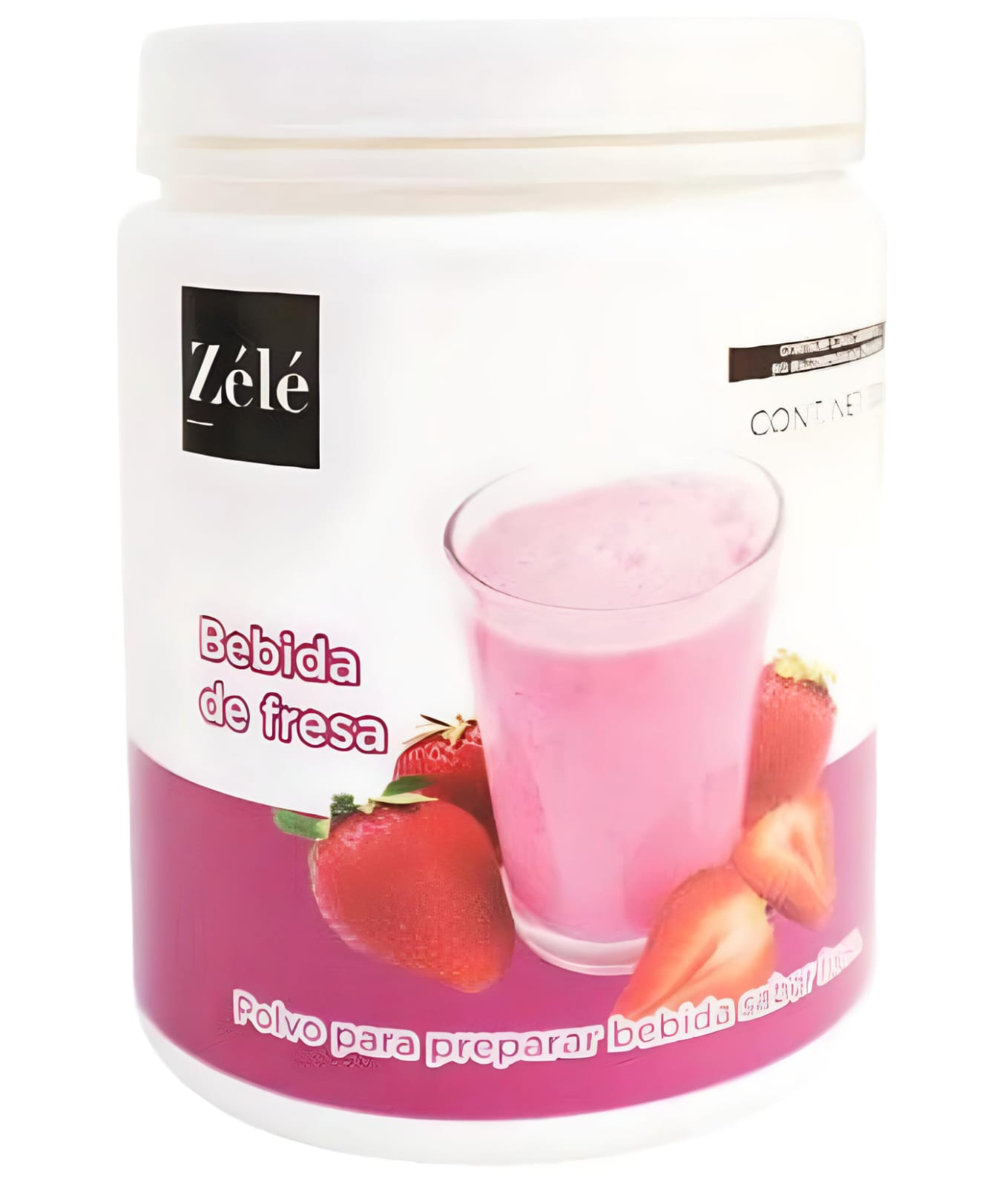 BEBIDA DE FRESA ZELE BOTE DE 500G BEBIDA DE FRESA ZELE BOTE DE 500G